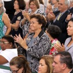 Maria Teles representa governador na posse da ministra Eleonora Menicucci  -