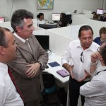 Representante do Ministério da Saúde visita nova central do Samu - Fotos: Bruno César/FHS