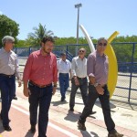 Governador visita obras no  Parque dos Cajueiros   -