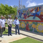 Governador visita obras no  Parque dos Cajueiros   -
