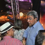 Déda acompanha show de aniversário da capital ao lado do prefeito Edvaldo e do senador Wellington Dias -