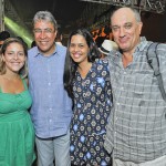 Déda acompanha show de aniversário da capital ao lado do prefeito Edvaldo e do senador Wellington Dias -