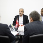 Marcelo Déda recebe grupo que produzirá energia eólica em Sergipe - Fotos: Marco Vieira/ASN