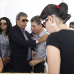 Déda comparece ao velório da mãe do procurador de Justiça Orlando Rochadel - Fotos: Marco Vieira/ASN