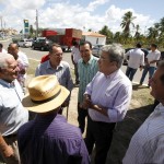 Governador assina ordem de serviço para a restauração da Rodovia SE100 - Fotos: Marco Vieira/ASN