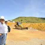 Déda visita instalações da PM e obras da Escola Técnica em Carmópolis  -