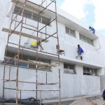 Obra da 3ª Delegacia Metropolitana está em fase de acabamento - Fotos: Mario Sousa/Seinfra