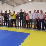 Minotouro visita Escola de Esportes construída pelo governo no Santa Maria   - Fotos: Ascom/Seel