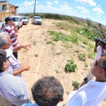 Vicegovernador visita obras na avenida Santa Gleide -
