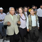 Jackson acompanha ministros na visita às obras da BR101 - Jackson acompanhou a visita junto com os ministros do Planejamento