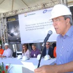 Déda participa de solenidade inaugural do projeto da Petrobras que amplia o potencial energético do Estado -