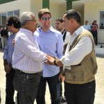 Déda visita instalações da PM e obras da Escola Técnica em Carmópolis  -
