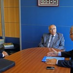 Jackson Barreto e Elber Batalha visitam ministro do Turismo  - Jackson Barreto estava acompanhado do secretário do Turismo