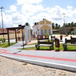 População do povoado Aroeira comemora praça erguida pelo Governo - Fotos: Eduardo Almeida/Sedurb