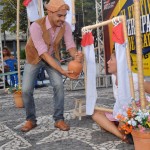 Espetáculo Menina Miúda encanta o público na praça Fausto Cardoso - Fotos: Fabiana Costa/Secult
