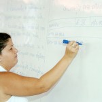 Professores do Sergipe Alfabetizado participam de capacitação  - A coordenadora Gleicimara Rodrigues Passos