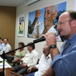 Secretário abre conferência propondo que ações da Extensão se transformem em orçamento - Fotos: Luiz Caros Lopes Moreira / Ascom / Seagri