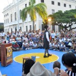 Público da praça Fausto Cardoso se despede do II FEST - Fotos: Ascom/Secult