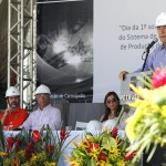 Déda participa de solenidade inaugural do projeto da Petrobras que amplia o potencial energético do Estado -
