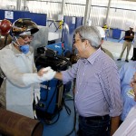 Déda participa de solenidade inaugural do projeto da Petrobras que amplia o potencial energético do Estado -