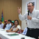 Secretário abre conferência propondo que ações da Extensão se transformem em orçamento - Fotos: Luiz Caros Lopes Moreira / Ascom / Seagri