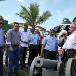 Déda visita instalações da PM e obras da Escola Técnica em Carmópolis  -