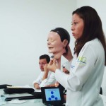 Grupo de pacientes traqueostomizados realiza reunião na Oncologia - Fotos: Ascom/FHS