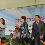 Déda e a presidenta Dilma Rousseff promovem ato histórico para consolidar o Projeto Carnalita  - Foto: Marcos Rodrigues/ASN