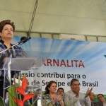 Déda e a presidenta Dilma Rousseff promovem ato histórico para consolidar o Projeto Carnalita  - Foto: Marcos Rodrigues/ASN