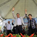 Déda e a presidenta Dilma Rousseff promovem ato histórico para consolidar o Projeto Carnalita  - Foto: Marcos Rodrigues/ASN