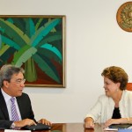 Déda vê se tornar realidade o acordo entre Vale e Petrobras - O governador reunido com a presidenta Dilma Rousseff / Foto: Roberto Stuckert Filho/PR