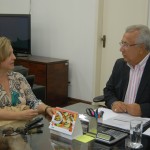 Jackson recebe visita da desembargadora Aparecida Gama