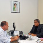 Governador Marcelo Déda retoma atividades e recebe Jackson e Belivaldo - Fotos: Marcelle Cristinne/ASN