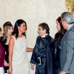 cumprimentam o presidente do STF