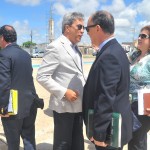Governador recepciona a presidenta Dilma Rousseff no aeroporto de Aracaju  -