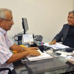 Governador Marcelo Déda retoma atividades e recebe Jackson e Belivaldo - Fotos: Marcelle Cristinne/ASN