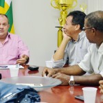 Belivaldo recebe comissão de alunos do Dom Luciano - Fotos: Eugênio Barreto/Seed