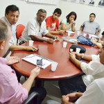 Belivaldo recebe comissão de alunos do Dom Luciano - Fotos: Eugênio Barreto/Seed