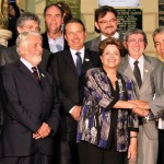 Governo de Sergipe presta assistência a sertanejos desde o ano passado - Reunião com governadores sobre regiões afetadas pela seca / Foto: Roberto Stuckert Filho/PR