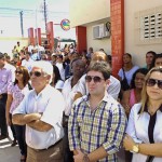 Governador inaugura escola pioneira que inclui prática esportiva ao lado do ministro Aldo Rebelo - O ministro dos Esportes