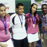Colégio Estadual Governador Valadares garante 17 medalhas nos Jogos Escolares da TV Sergipe  - As estudantes Laiana