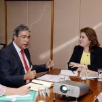 Déda reúnese com a ministra Miriam Belchior para agilizar iniciativas de combate à seca -