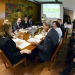 Déda reúnese com a ministra Miriam Belchior para agilizar iniciativas de combate à seca -