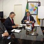 Governador recebe presidente e dirigentes da OABSE   - O governador Marcelo Déda em audiência com o presidente e dirigentes da OABSE / Fotos: Victor Ribeiro/ASN