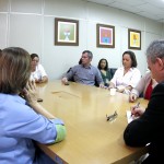 Secretário Oliveira Júnior recebe dirigentes do Sintese -