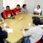Secretário Oliveira Júnior recebe dirigentes do Sintese -