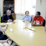 Secretário Oliveira Júnior recebe dirigentes do Sintese -