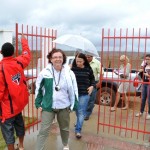 Lúcia Falcón visita obras do Sergipe Cidades no Agreste Central -