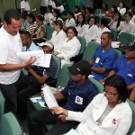 Atividades e palestras marcam dia do trabalhador no Huse   - Fotos: Bruno César/FHS