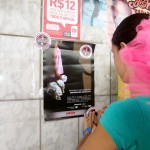 Adolescentes da unidade Izabel Abreu fazem ato público pelo 18 de Maio - Fotos: Ascom/Renascer